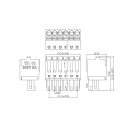 Spina per presa plug-in a molla da 3,5 mm